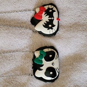Hello Kitty x Kiss necklaces
